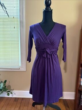 Beautiful Surplice Empire Waist Dress